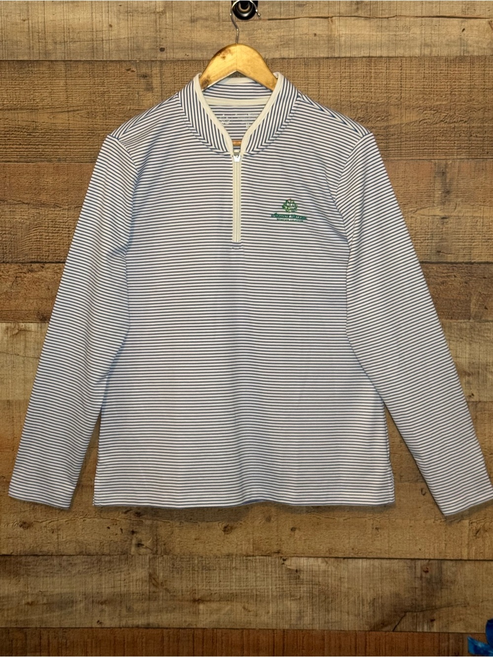 Tory Sport x Augusta National Women’s Amateur 1/4 Zip Golf Shirt size XL Stripe